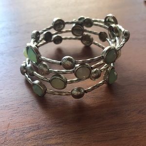 Stretchy loft stacked bracelet